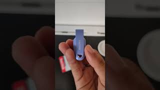 SanDisk ® Ultra Curve USB 32 32GB 100MBs R Navy Blue  Copy paste  200 Mbps speed test shorts [upl. by Vince]