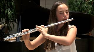 Opus 4 Studios Karlie Johnson flute Allegro by Jean Baptiste Loeillet [upl. by Aicilic]