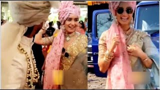 Shraddha Kapoor VIDEO Dancing Her Heart Out In BAARAT At Brother Priyank Sharma Wedding [upl. by Melas454]