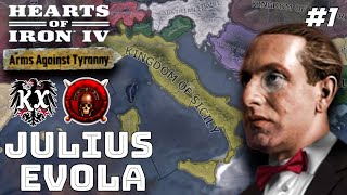 Julius Evola Takes Over Southern Italy Hoi4  Kaiserredux Two Sicilies  Evola 1 [upl. by Hett]