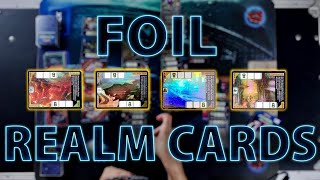 ALL FOIL REALMS  Hotwheels Acceleracers Collectable card game [upl. by Kimmel514]