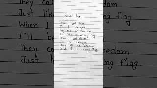 Wavin Flag  Song By Knaan Lyrics shorts [upl. by Attirehs]