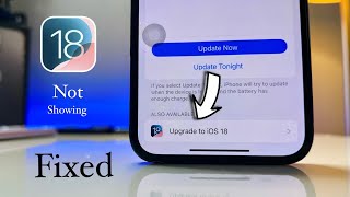 iOS 18 update not showing FIXED  How to install iOS 18 in any iPhone [upl. by Niatsirt546]