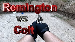 Remington 1858 vs Colt Cattleman  pojedynek na strzelnicy [upl. by Rehpretsirhc]