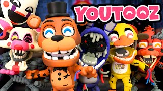 FNAF WITHERED YOUTOOZ FIGURES  Five Nights at Freddys Merch Review [upl. by Sylram686]