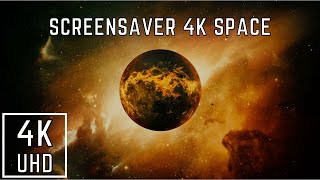 Space Screensaver 4k  Beautiful Screensavers 4K [upl. by Ode684]