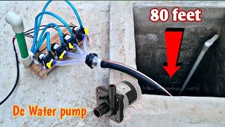 Experiment on Four DC water pumps to creat the most powerful 12V pump technology [upl. by Scevo]