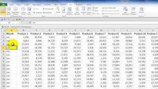 How to Keep Row and Column Labels in View When Scrolling a Worksheet [upl. by Einahc696]