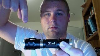 Ultrafire XMLT6 Zoomable FlashlightTorch Review [upl. by Flemings]