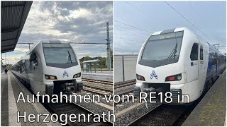 Ein paar Aufnahmen vom RE18 in Herzogenrath [upl. by Etam603]