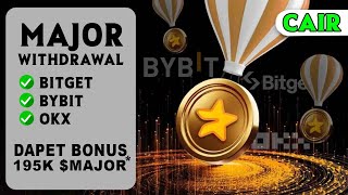 Tutorial Withdraw Major ke Bitget Bybit dan OKX Exchange  BKD tutorials Airdrop Withdrawal [upl. by Jerad]