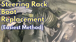 Steering Rack Boot Replacement Without Popping Tie Rod Ball Joint [upl. by Raskind744]