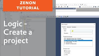 zenon Logic  Create a project [upl. by Lirpa]