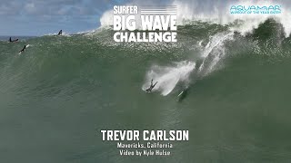 Trevor Carlson at Mavericks 2  SURFER Big Wave Challenge 202324 Entry [upl. by Asle]