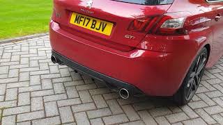 Peugeot 308 GTI 270 Magnex exhaust start up [upl. by Akialam299]