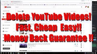 How To Delete YouTube Video Uploads [upl. by Oguh8]