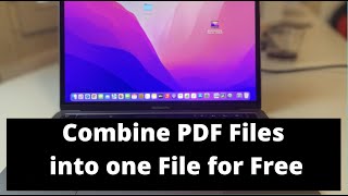 How to combine pdf files into one file on Mac [upl. by Ahsa]