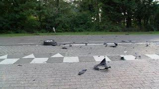 Motorrijder komt om het leven bij ongeuk in Moerstraten [upl. by Todhunter]