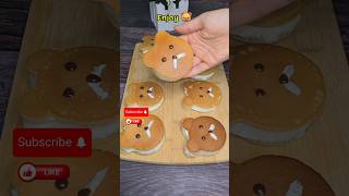 Wow🐻 Amazing homemade Teddy BearShaped ice cream pancakes🐻 that everyone will love food recipe [upl. by Nereus]