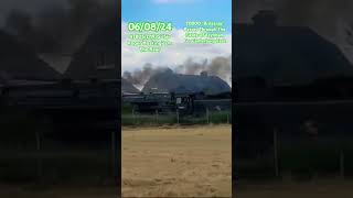 steamtrain Class 7 70000 “Britannia” Makes A Show Through Teynham’s Fields For Canterbury East [upl. by Velasco]