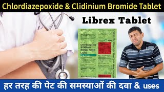 librax tablet  Librax tablet in hindi  chlordiazepoxide and clinidium bromide tablet in hindi [upl. by Navnod]