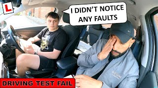 CONFIDENT Learner Driver Is SHOCKED He Failed His Driving Test [upl. by Anoet]