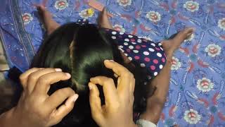 Long hair nitpicking by husband [upl. by Yddub]