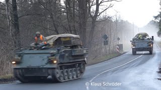 Konvoi britischer FV 432 am TrÜbPl Sennelager [upl. by Socrates105]