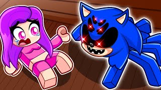 BITTEN by an EVIL SONIC SPIDER in Roblox [upl. by Tally284]