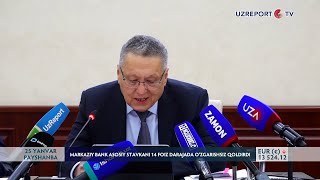 Markaziy Bank asosiy stavkani 14 foiz darajada o‘zgarishsiz qoldirdi [upl. by Nichola]