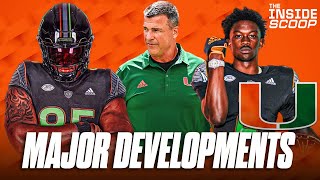 Miami Football in a Battle w UGA amp Texas for TWO 5Star Recruits  New Hurricanes Flip Targets [upl. by Helse566]