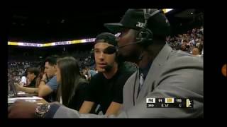 Interview with Lonzo Ball at Gelo Balls Debut JBA game [upl. by Lehcyar]