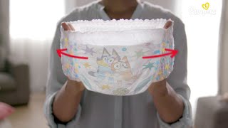 Pampers Easy Ups Easy to put on up to 12h of protection [upl. by Herahab]