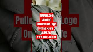 Firmenlogo Stickerei Berufsbekleidung Pullover mit Logo günstig online kaufen stickerei firmenlogo [upl. by Cyrano]