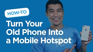 HelloTech How To Use Your Old Smartphone as a Mobile Hotspot [upl. by Lesab]