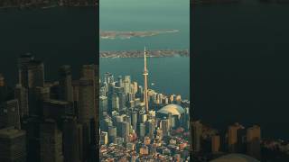 Bird eye view of the beautiful Toronto cntower toronto canada [upl. by Maxma]