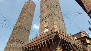 Garisenda amp Asinelli Fixing leaning tower of Bologna will take at least 10 years and €20m [upl. by Eimia]