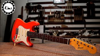 Squire Stratocaster Refinish Episode 11 [upl. by Kcirdef]