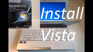 Windows Vista Installation Walkthrough [upl. by Enelehcim]