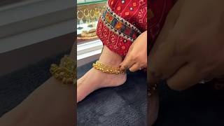 Anklets on website anklets antiquejewellery traditionalwear bridalwear ladiesfashion fashion [upl. by Hulbard]