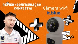 câmera de segurança SCb29 e configuração marca itblue camera segurançainteligenciaartificial [upl. by Beffrey]