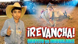 ¡REVANCHA El Gruyito jinete 11 años VS Toro EL INIGUALABLE de Rancho El Presidente San Bartolo [upl. by Nevaj]