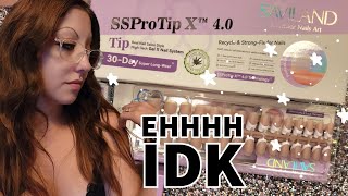 SavilandSSPro Tip X Kit Review 🫣 saviland gel extension kit review  Is it worth your money  💰 [upl. by Heidie191]