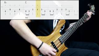 Los Prisioneros  ¿Por Qué No Se Van Bass Cover Play Along Tabs In Video [upl. by Grous]