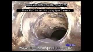 CCTV inspection of a 150mm PVC sewer [upl. by Malkin858]