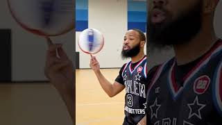 How To Spin A Basketball On Your Finger Tips From The Harlem Globetrotters [upl. by Keener]