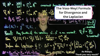 The VossWeyl Formula for Divergence and for the Laplace Operator [upl. by Elleinnod]