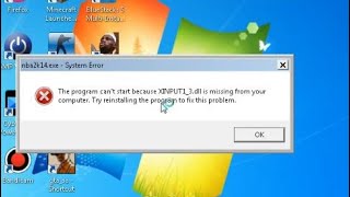 nba2k14exe  System Error  XINPUT3dll is missing from your computer VERY EASY FIX 2021 [upl. by Anin]