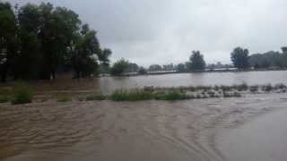 Flooding in Longmont Colorado September 12 2013 [upl. by Ellehcit]