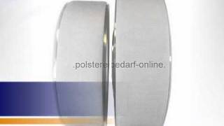 10 Meter Klettband Flausch u Haken Weiss 5 cm selbstklebend  polstereibedarfonlinede [upl. by Fe]